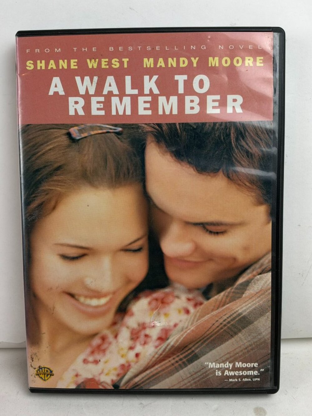 A Walk to Remember DVD Mandy Moore Shane West Romance 2002 Nicholas Sparks PG
